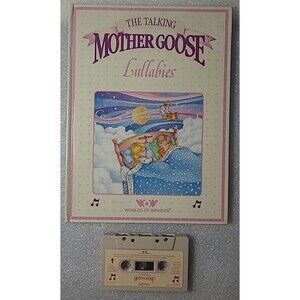 Worlds of Wonder, Talking Mother Goose LULLABIES Book & Cassette Tape